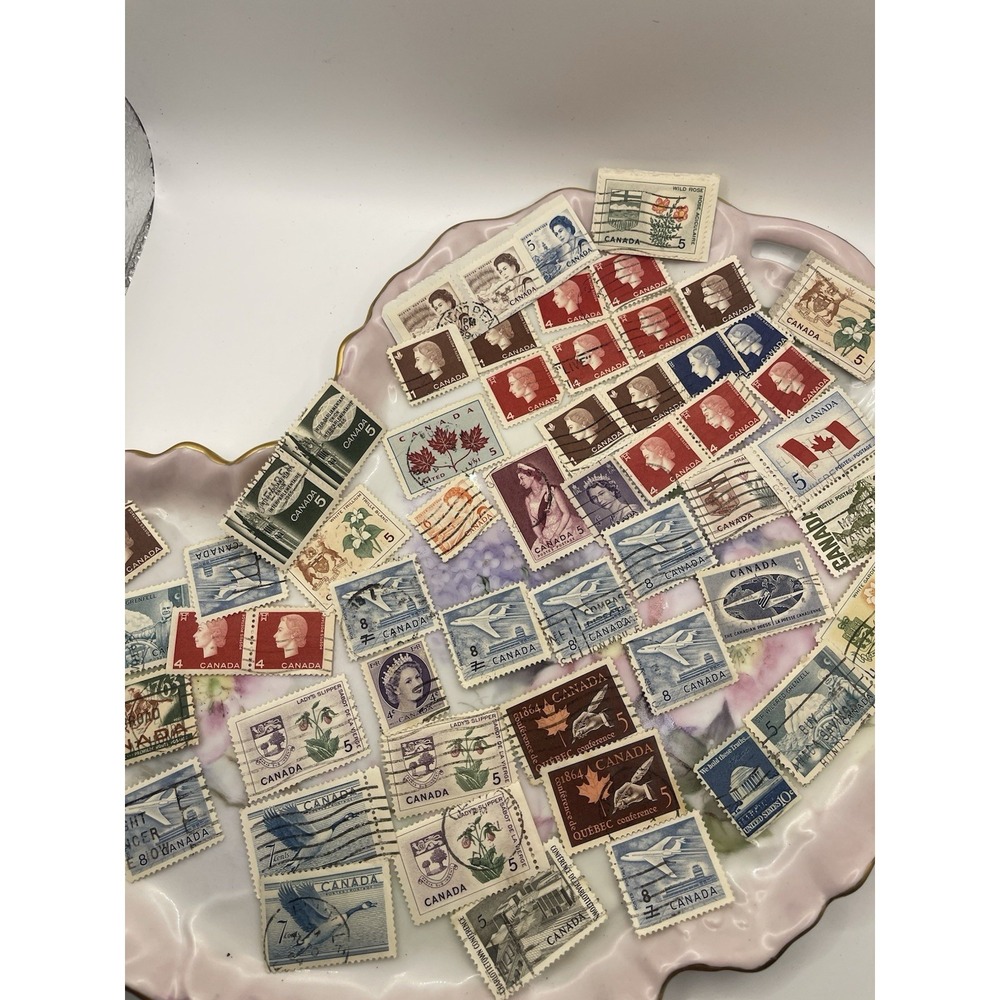 Canada Postage Stamp Lot Used